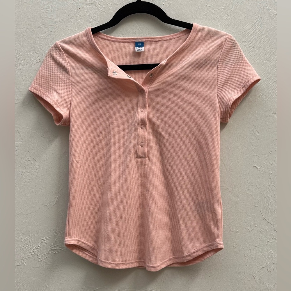 Old Navy Pink Short Sleeve Top